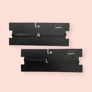 Letter Initial Choker Necklace A or L